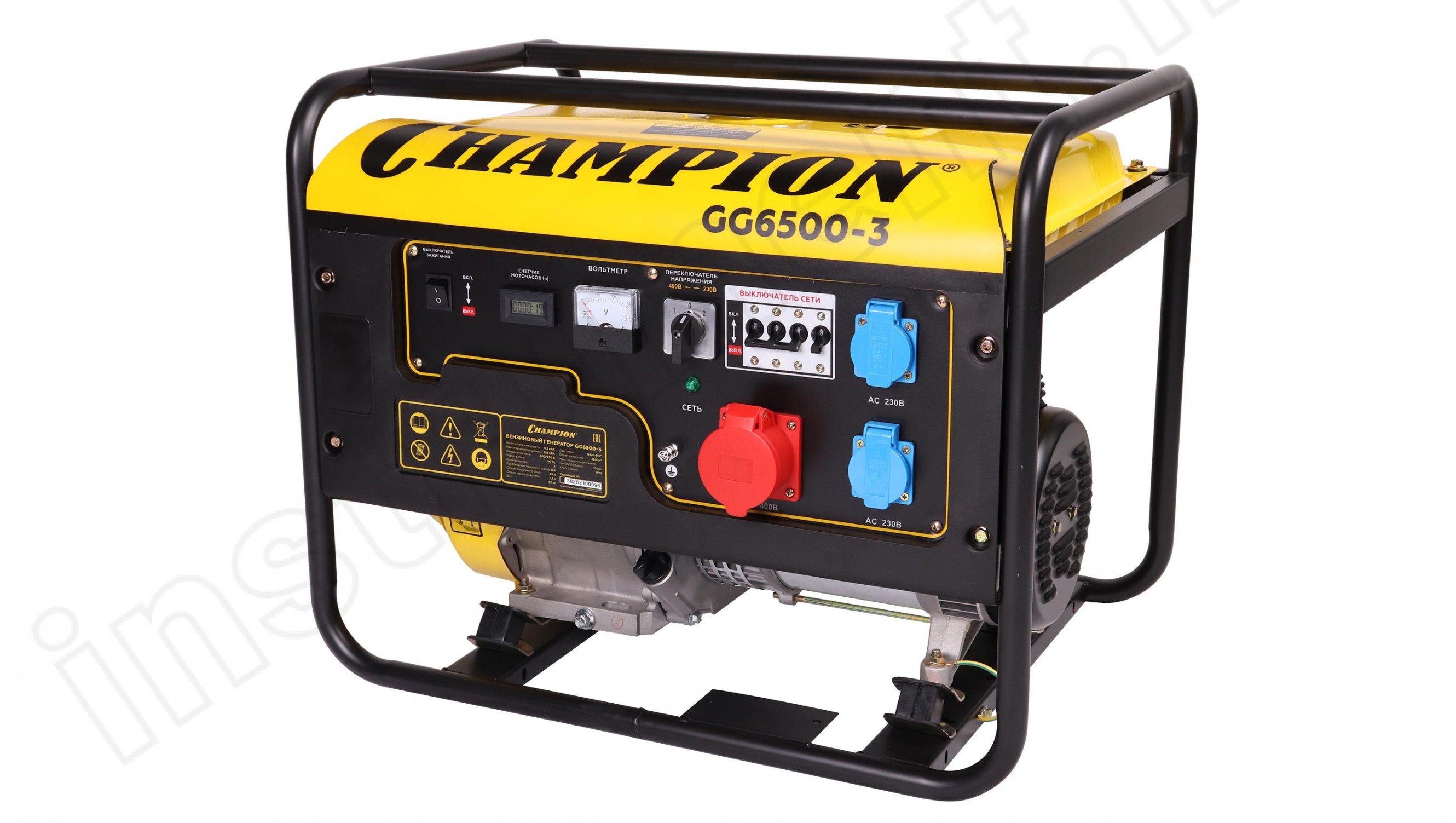 Бензиновый генератор Champion GG6500-3 - фото 3